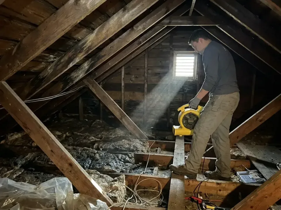 attic-water-damage-drying-proc-007 — frequently asked questions, Emergency Water Extraction & 24/7 Flood Response in Maytown…